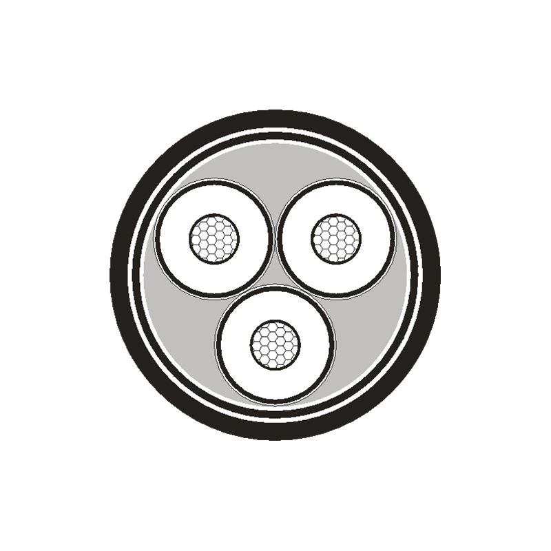 كابل طاقة معزول بـ XLPE للجهد المقدر 3.6/6 كيلو فولت -26/35 كيلو فولت