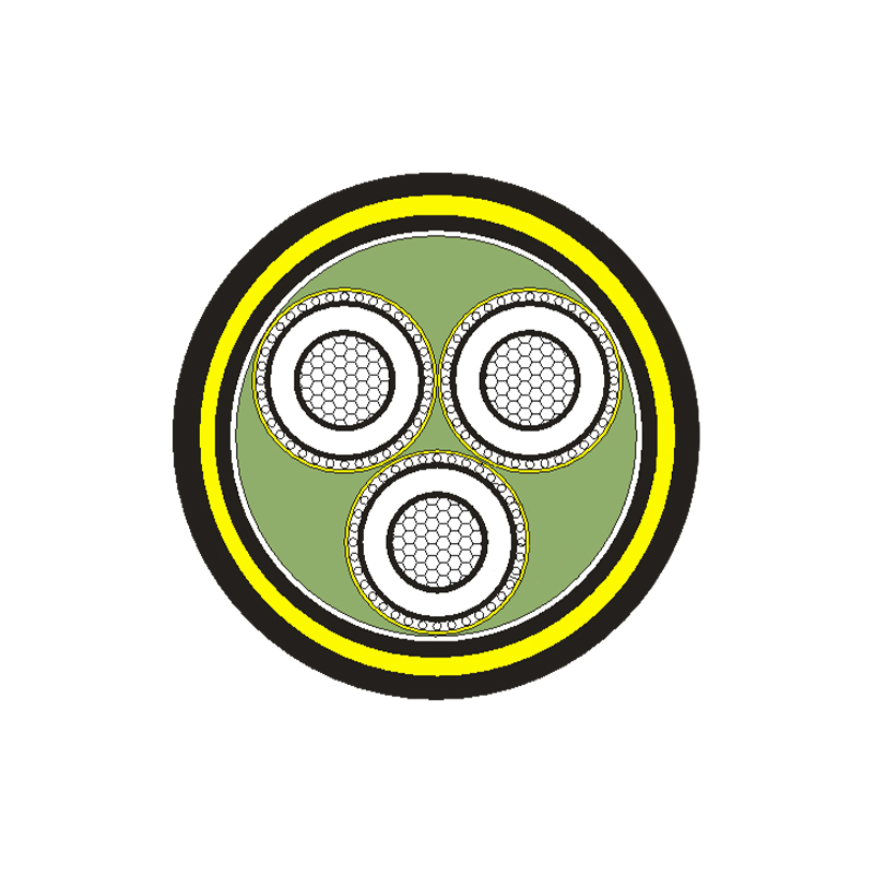 كابل طاقة معزول بـ XLPE للجهد المقدر 3.6/6 كيلو فولت -26/35 كيلو فولت