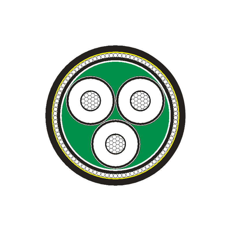كابل طاقة معزول بـ XLPE للجهد المقدر 3.6/6 كيلو فولت -26/35 كيلو فولت