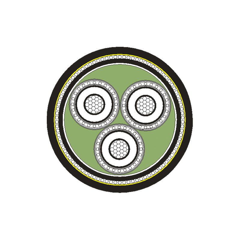 كابل طاقة معزول بـ XLPE للجهد المقدر 3.6/6 كيلو فولت -26/35 كيلو فولت