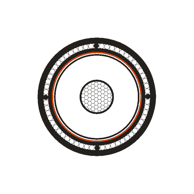 كابل طاقة معزول بـ XLPE للجهد المقدر 3.6/6 كيلو فولت -26/35 كيلو فولت