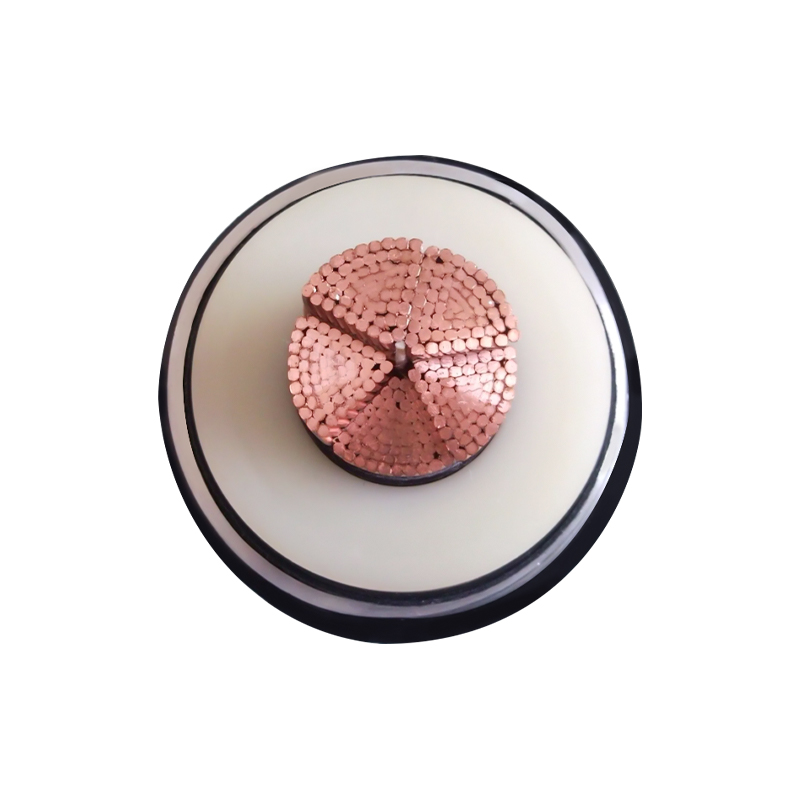 كابل عزل XLPE مع غلاف من الألومنيوم المموج لجهد مقنن 38/66 كيلو فولت