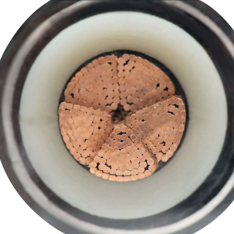 كابل عزل XLPE مع غلاف من الألومنيوم المموج لجهد مقنن 290/500 كيلو فولت