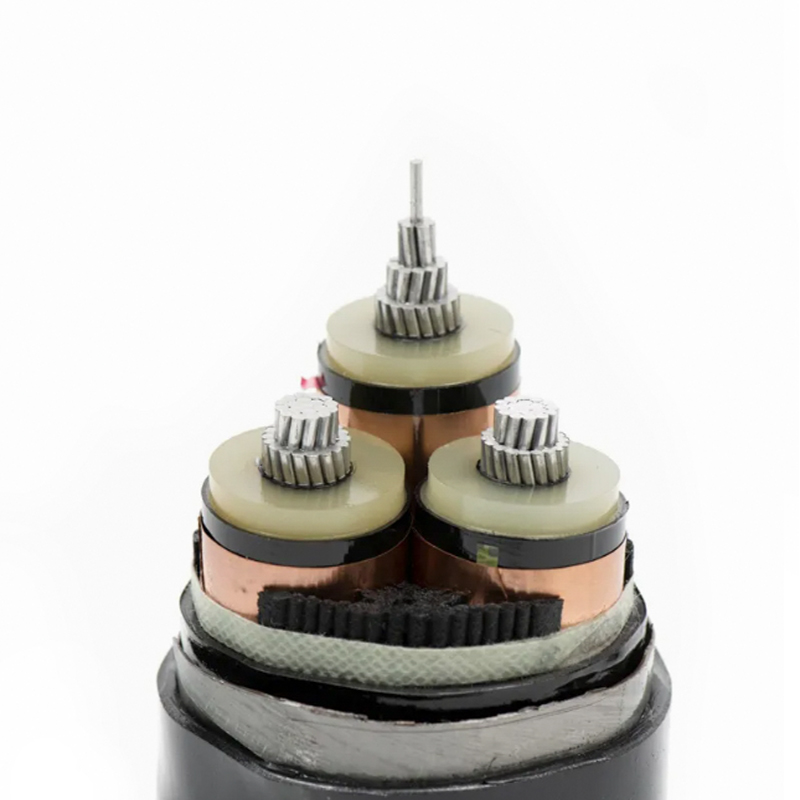 كابل طاقة معزول بـ XLPE للجهد المقدر 3.6/6 كيلو فولت -26/35 كيلو فولت