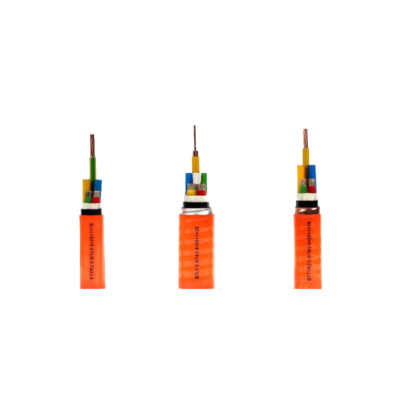 التجاعيد النحاس غمد الكابلات المرنة المقاومة للحريق