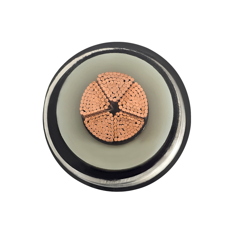 كابل عزل XLPE مع غلاف من الألومنيوم المموج لجهد مقنن 290/500 كيلو فولت